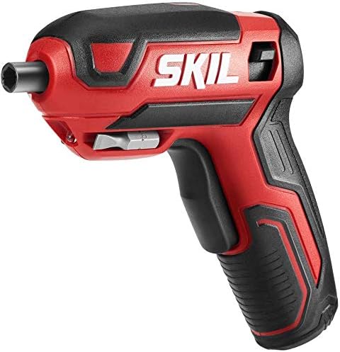 Rechargeable 4V Cordless Pistol Grip Screwdriver with 42Pcs Bit Set, USB Charger and Carrying Case - SD5618-03