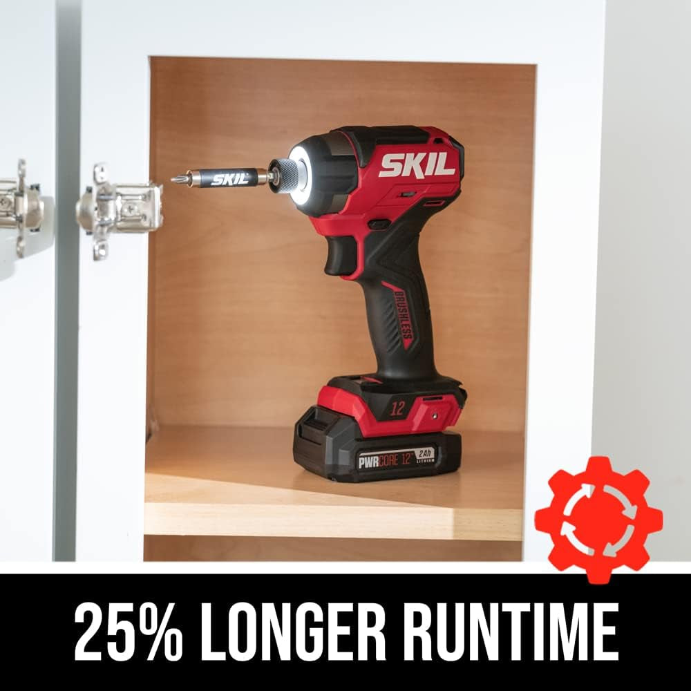 PWR CORE 12 12V Brushless 5-Tool Compact Combo Kit.