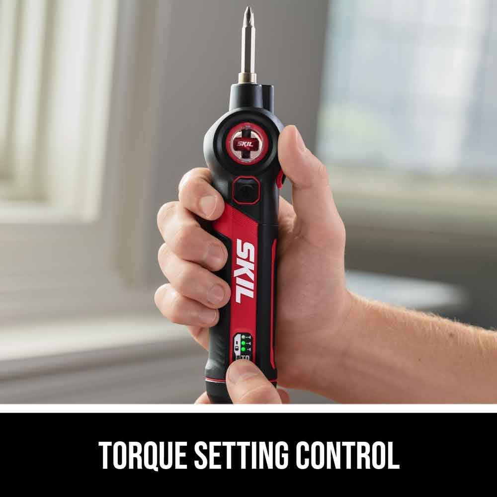 4V Rechargeable Twist 2.0 Screwdriver with Pivoting Head