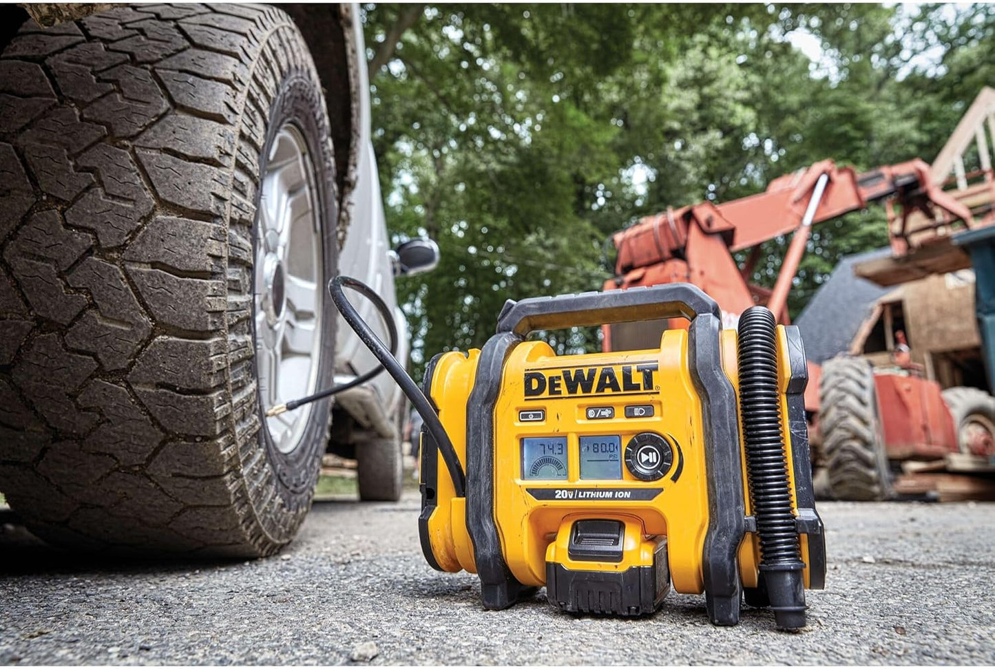 20V Max Portable Air Compressor for Tire Inflation