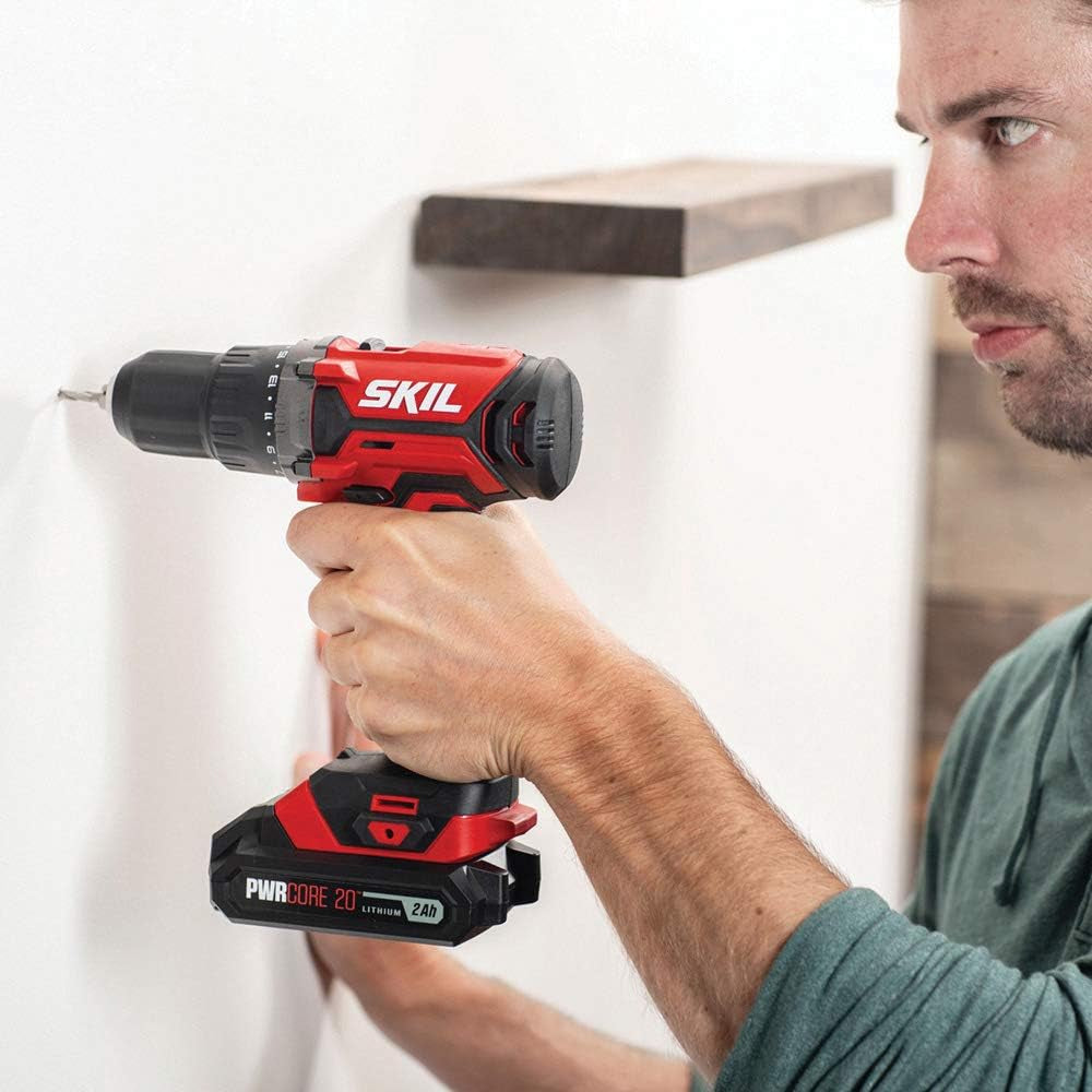 2-tool combo kit: 20V drill driver and reciprocating saw.