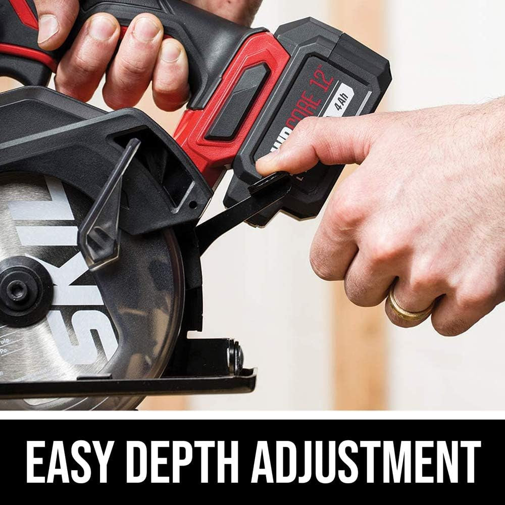 2-Tool Kit: Pwrcore 12 12V 1/2-Inch Brushless Cordless Drill Driver and 5-1/2-Inch Circular Saw