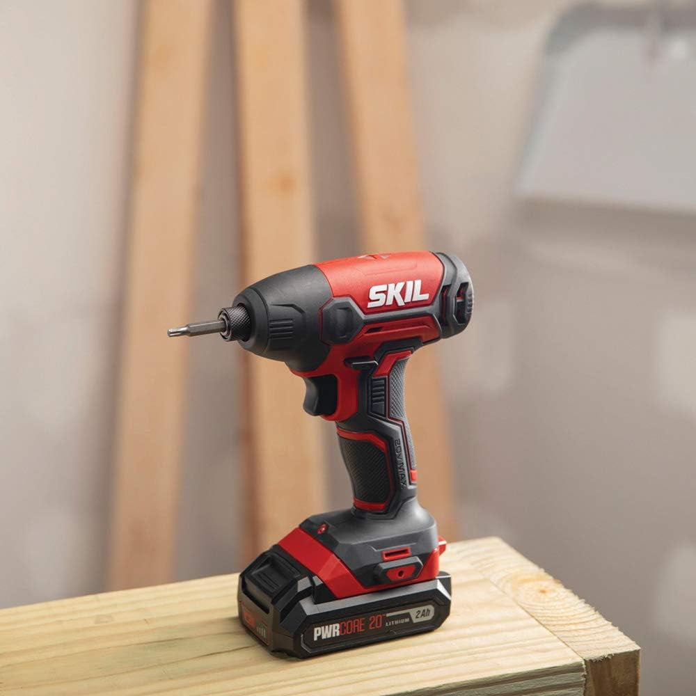 20V 2-Tool Combo Kit: 20V Cordless Drill Driver and Impact Driver.