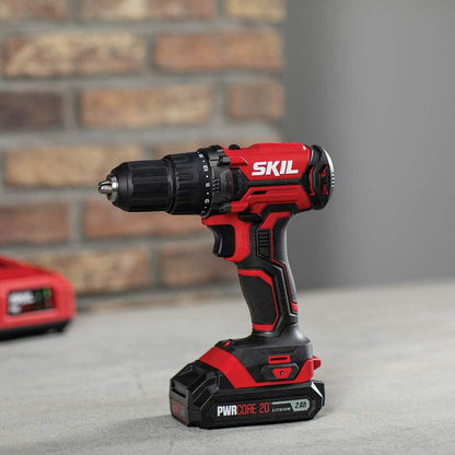 20V 2-Tool Combo Kit: 20V Cordless Drill Driver and Impact Driver.