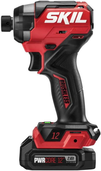 PWR CORE 12 12V Brushless 5-Tool Compact Combo Kit.
