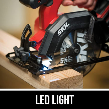 2-Tool Kit: Pwrcore 12 12V 1/2-Inch Brushless Cordless Drill Driver and 5-1/2-Inch Circular Saw