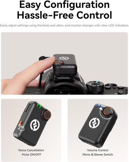 Micrófono de solapa inalámbrico Lark M2S Ultimate Combo