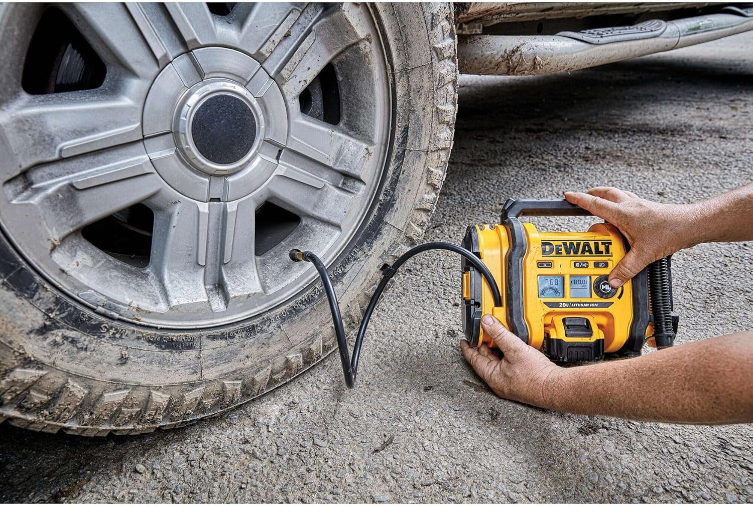 20V Max Portable Air Compressor for Tire Inflation