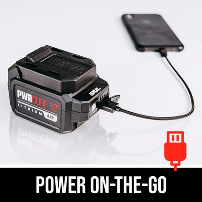 2-Tool Kit: Pwrcore 12 12V 1/2-Inch Brushless Cordless Drill Driver and 5-1/2-Inch Circular Saw