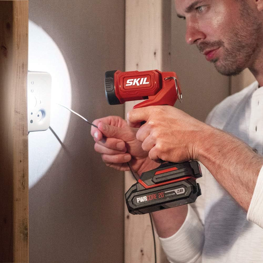 20V 4-Tool Combo Kit: 20V Cordless Drill/Driver, Reciprocating Saw, Circular Saw, and Spotlight.