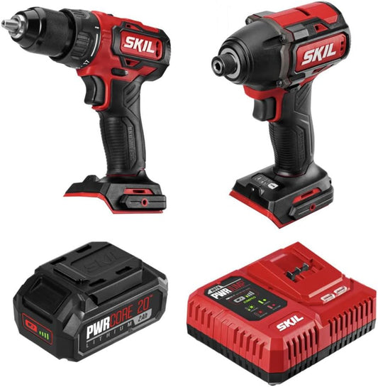 PWR CORE 20 Drill Driver and Impact Driver Kit
