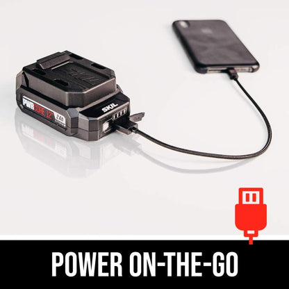 2-Tool Drill Kit: 12V 1/2 Cordless Drill Driver and 1/4-inch Hex Impact Driver.