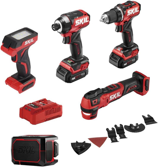 PWR CORE 12 12V Brushless 5-Tool Compact Combo Kit.