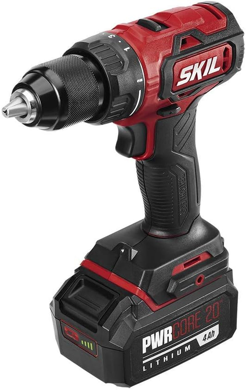 2-Tool Combo Kit: 20V PWR CORE 20 Cordless Brushless Drill Driver and Cordless Circular Saw.