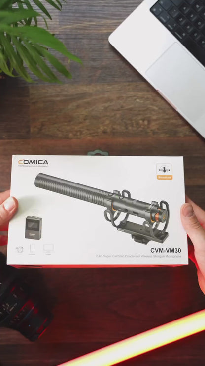 Micrófono de cañón VM30 con modos inalámbricos